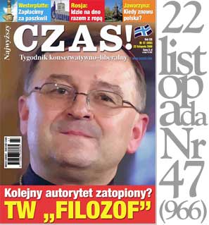 Okładka Numer 47 (966) z 22 listopada 2008