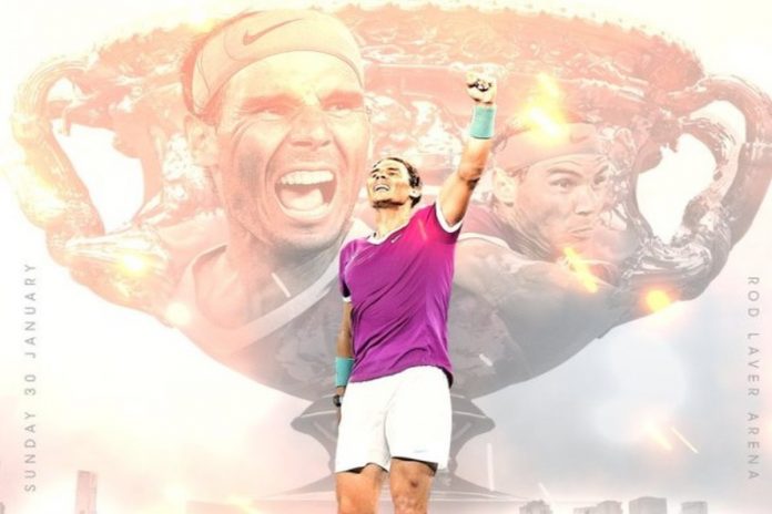 Nadal Fot. ilustr. Australian Open Twitter