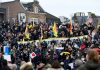 17.01.2022r., Amsterdam. Protest przeciwko covidowej polityce rządu.