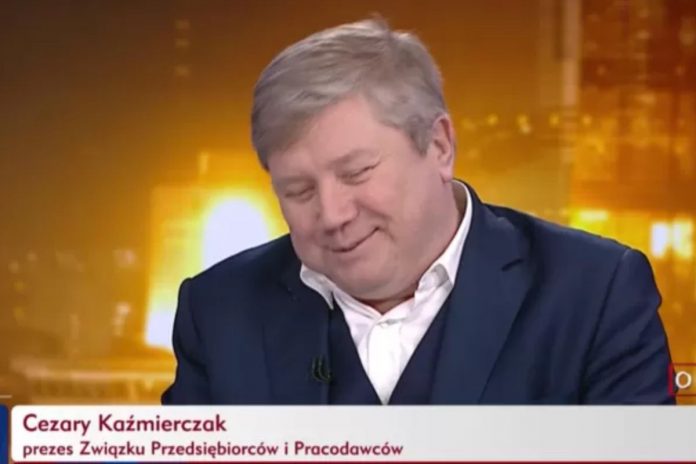 Cezary Kaźmierczak wyśmiał w TVP Info Polski Ład.