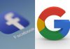 Logo Facebook i Google. Obrazek ilustracyjny. / foto: PxHere/Pixabay (kolaż)