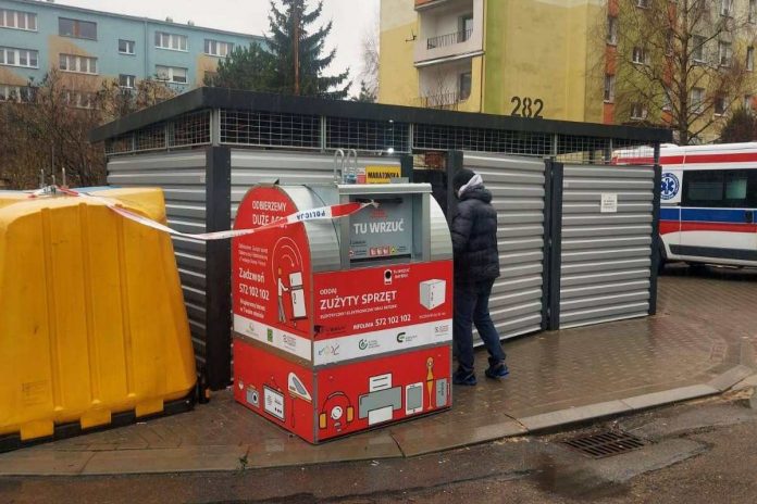 lodz-zwloki-noworodka Łódź. Zwłoki noworodka na śmietniku.