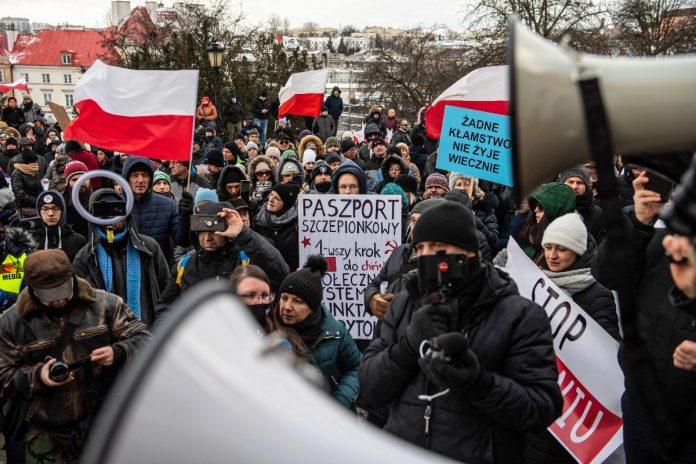 Protest w Lublinie.
