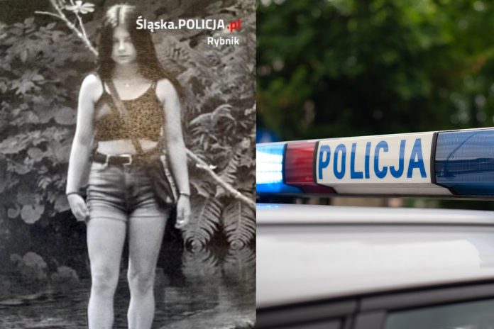 Zaginiona 15-latka, radiowóz Źródło: śląska policja, Pixabay, collage