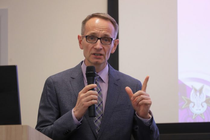 Gielerak_nczas Dyrektor WIM gen. prof. Grzegorz Gielerak , 12 bm. w Wojskowym Instytucie Medycznym w Warszawie. (jm) PAP/Paweł Supernak