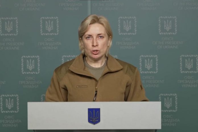 Iryna_Wereszczuk_nczas Wicepremier Ukrainy ds. reintegracji terytoriów tymczasowo okupowanych Iryna Wereszczuk/Fot. screen Twitter