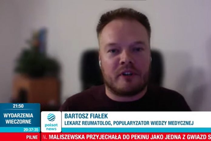 Bartosz Fiałek/Fot. screen Polsat News