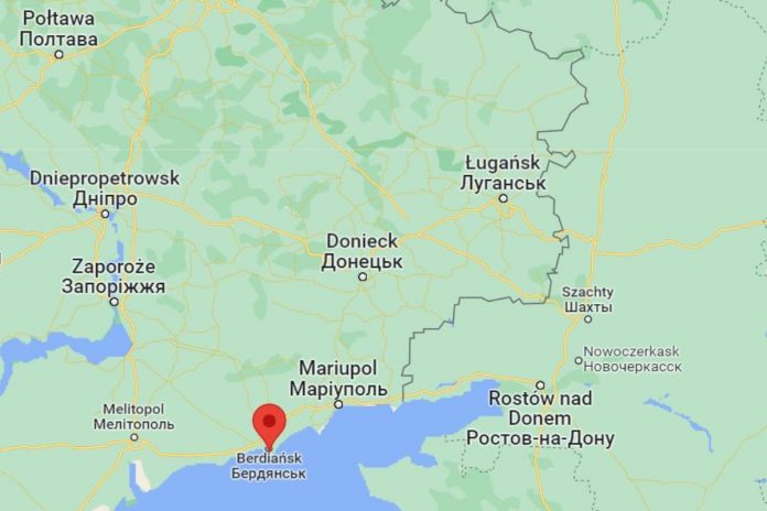 mapa_ukraina_berdiansk Berdiańsk na mapie - zdjęcie ilustracyjne. / foto: screen Google Maps