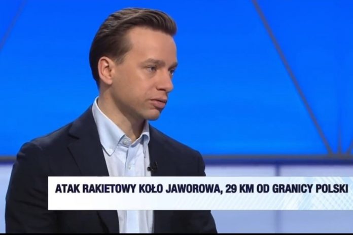 Krzysztof Bosak/Fot. screen Polsat News