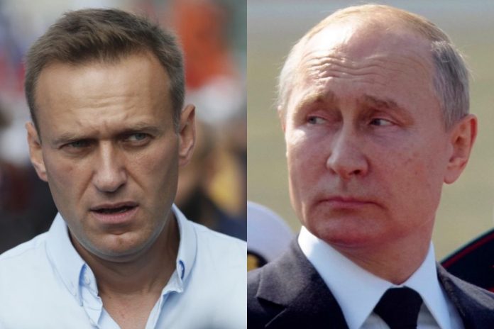 Aleksiej Nawalny i Władimir Putin/Fot. PAP/EPA (kolaż)
