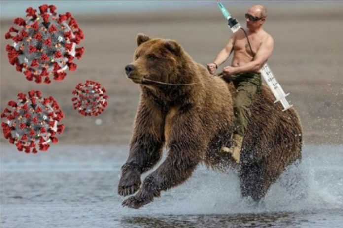 Putin_covid_pandemia_nczas Władimir Putin i covid - MEM Źródło: media społecznościowe