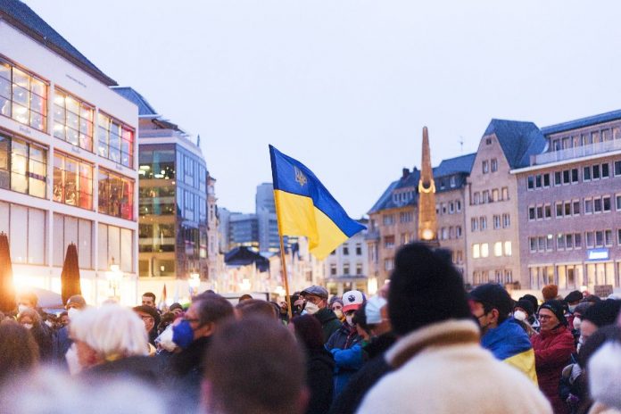 Protest z udziałem Ukraińców. Zdjęcie ilustracyjne: Pixabay