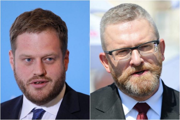 janusz-cieszynski-grzegorz-braun Janusz Cieszyński i Grzegorz Braun.