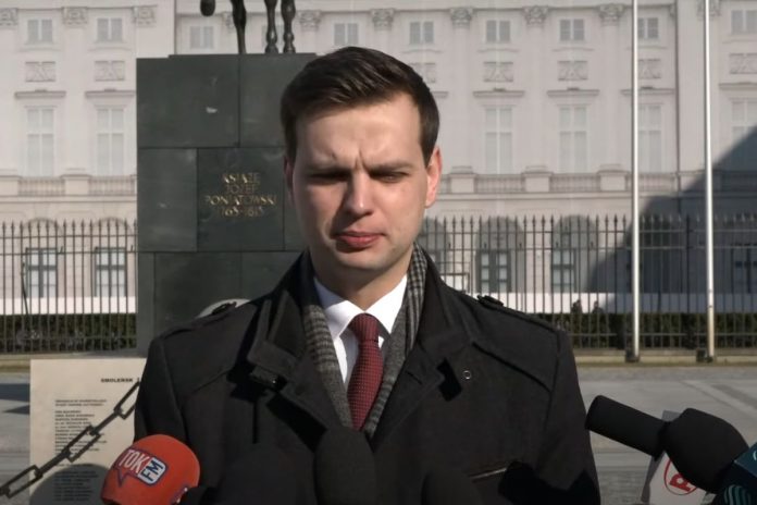 Jakub Kulesza przed posiedzeniem Biura Bezpieczeństwa Narodowego.