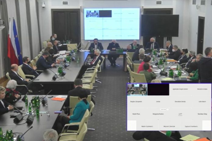 senat_nczas Głosowanie w Senacie/Fot. screen senat.gov.pl
