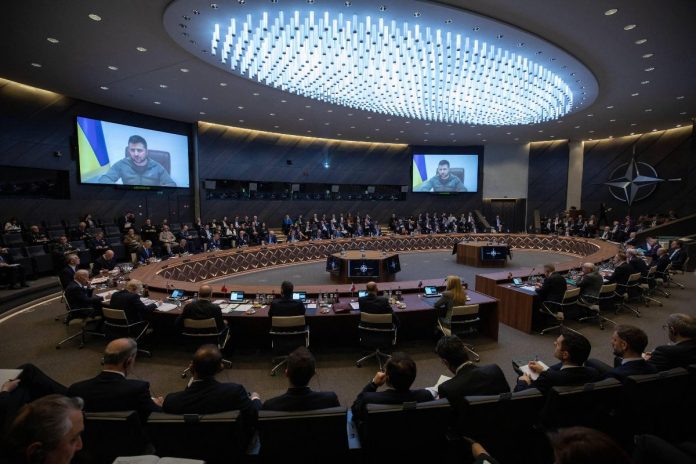 Nadzwyczajny szczyt Szefów Państw i Rządów NATO, który odbył się w Bruskeli. / foto: PAP/Abaca