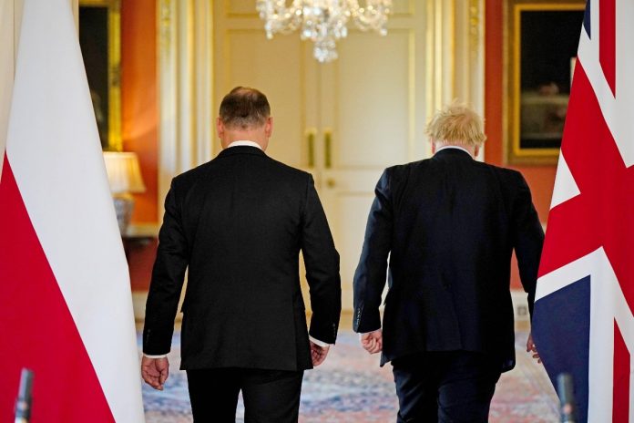 Andrzej_Duda_Boris_Johnson_nczas Andrzej Duda, Boris Johnson Źródło: PAP/PA