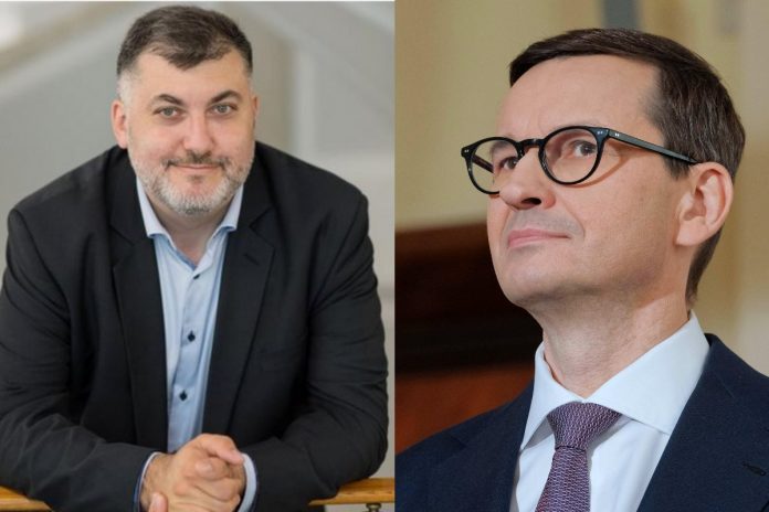 Artur Dziambor, Mateusz Morawiecki Źródło: Instagram, PAP, collage