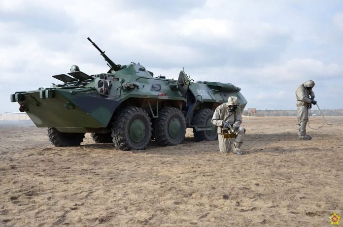 Ćwiczenia białoruskich wojsk. Zdjęcie ilustracyjne. Photo via Newscom Dostawca: PAP/Newscom