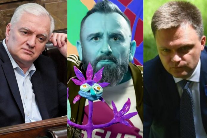 Gowin_Liroy_Hołownia_nczas Jarosław Gowin, Piotr Liroy-Marzec, Szymon Hołownia. / Źródło: PAP, YouTube, collage