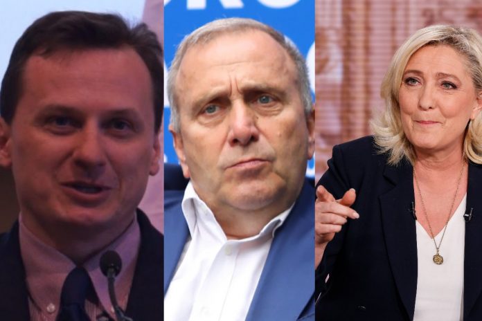 Sommer_Schetyna_Le_Pen_nczas Tomasz Sommer, Grzegorz Schetyna, Marine Le Pen Źródło: YouTube, PAP, collage