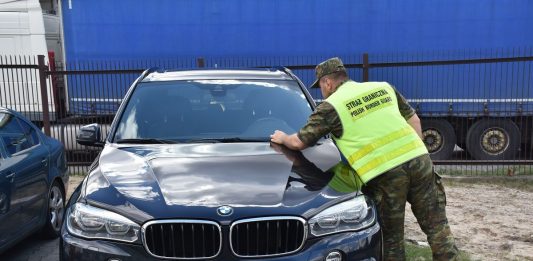 Skradzione w Danii BMW odnalezione w Dorohusku.