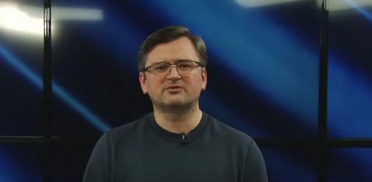 Szef ukraińskiego MSZ, Dmytro Kułeba. / foto: screen YouTube: UkraineMFA