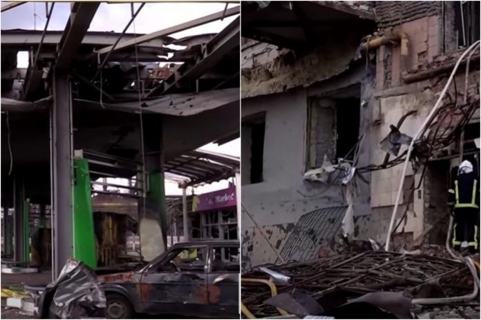 Zniszczony Mariupol.