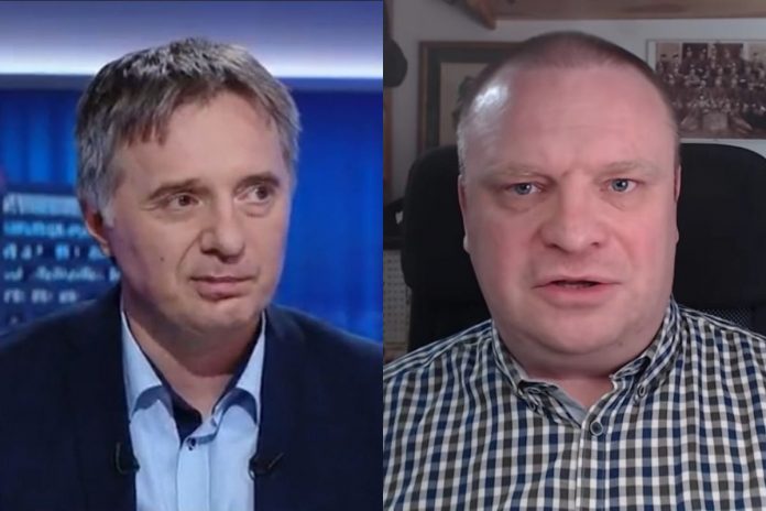 Paweł Basiukiewicz i Łukasz Warzecha/Fot. screen Polsat News/screen YouTube (kolaż)