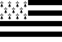 Flaga Bretanii "Gwenn ha Du".
