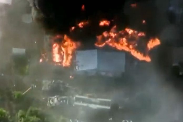 Polska ferma norek w Izium nad Dońcem całkowicie zniszczona/Fot. screen Twitter