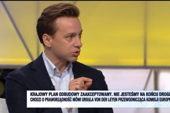 Krzysztof Bosak/Fot. screen Polsat News