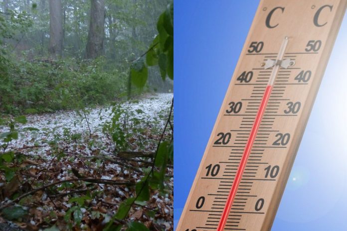 burza-grad-termometr-temperatura Zdjęcie ilustracyjne. / Foto: Pixabay (kolaż)
