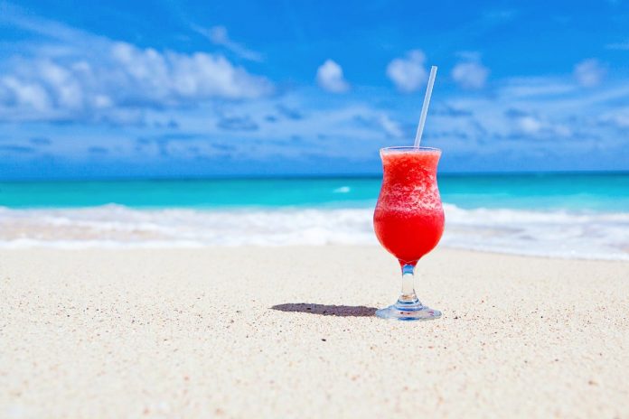 Drink na plaży.