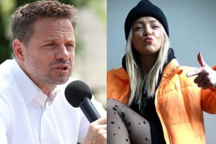 Rafał Trzaskowski, Barbara Kurdej-Szatan Źródło: PAP, Instagram, collage