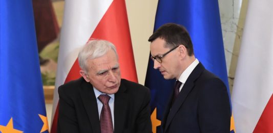 Piotr Naimski, Mateusz Morawiecki. Źródło: PAP