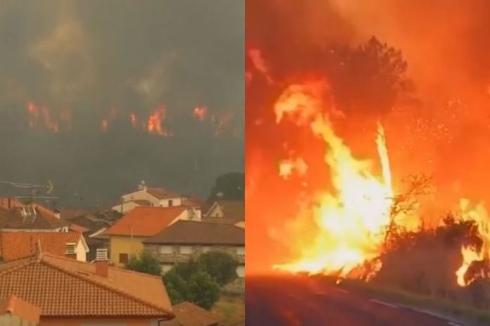 Pożary w południowej Europie