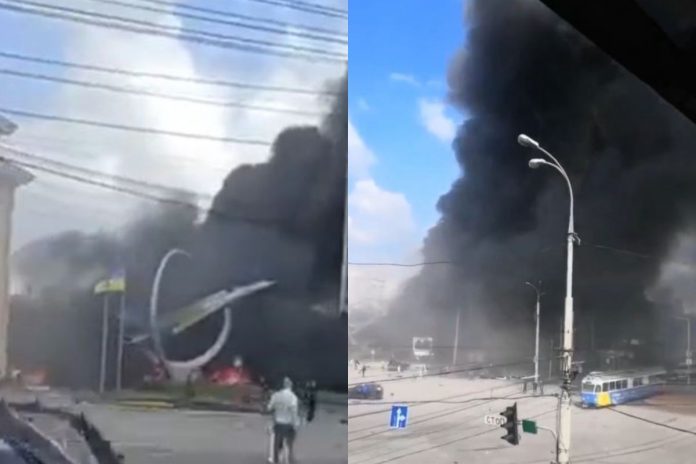 winnica-atak-rakietowy Rosyjski atak rakietowy na miasto Winnica