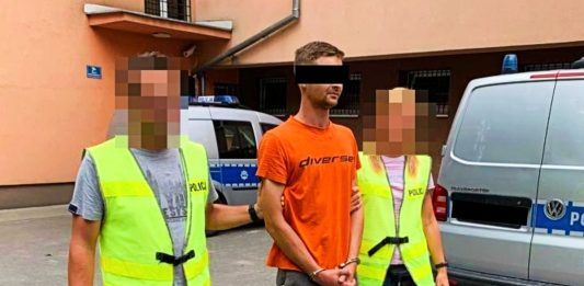 Ujęty podpalacz z gminy Kazimierz Dolny. / Zdjęcie: lubelska.policja.gov.pl