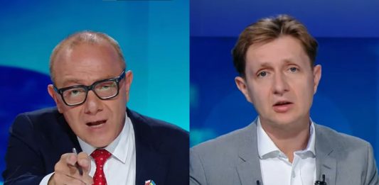 Grzegorz Jankowski i dr Artur Bartoszewicz / Foto: screen Polsat News (kolaż)