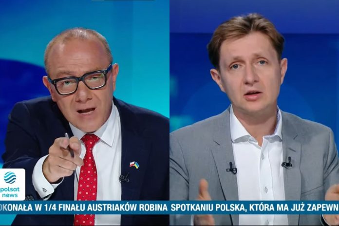 Grzegorz Jankowski i dr Artur Bartoszewicz / Foto: screen Polsat News (kolaż)