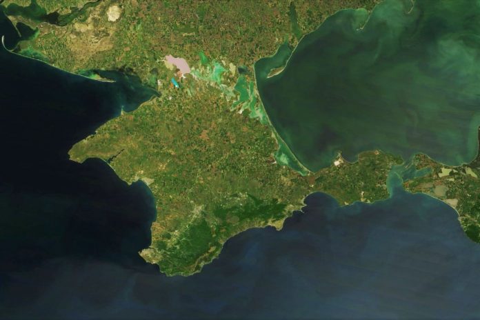 Zdjęcie satelitarne Krymu