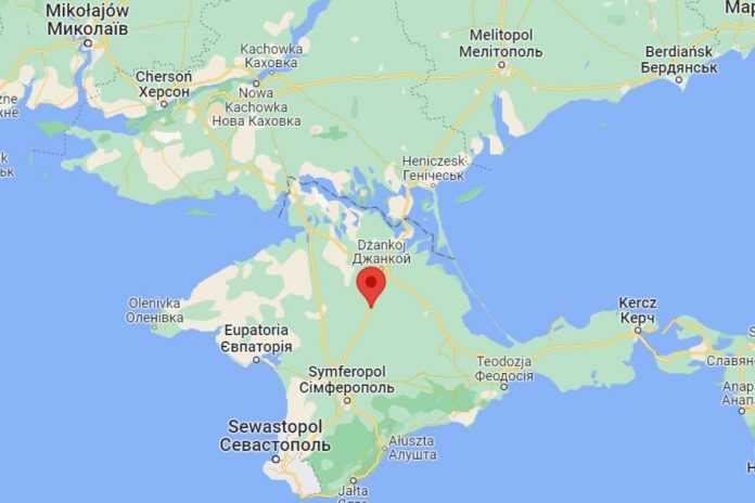 mapa-krasnogwardiejskoje Krasnogwardiejskoje na mapie