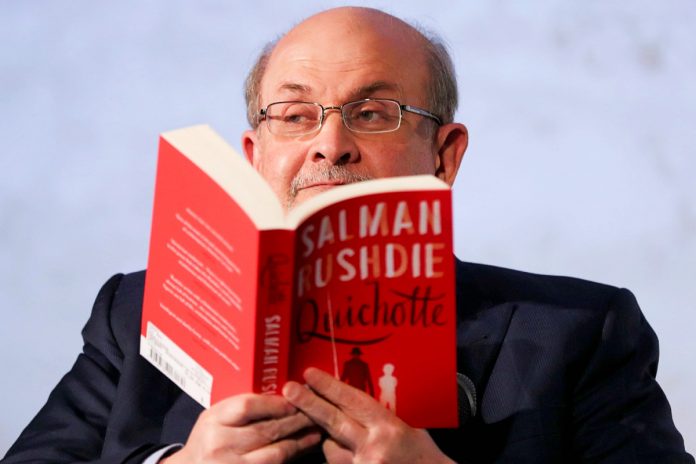 Salman Rushdie. / Zdjęcie: PAP/EPA
