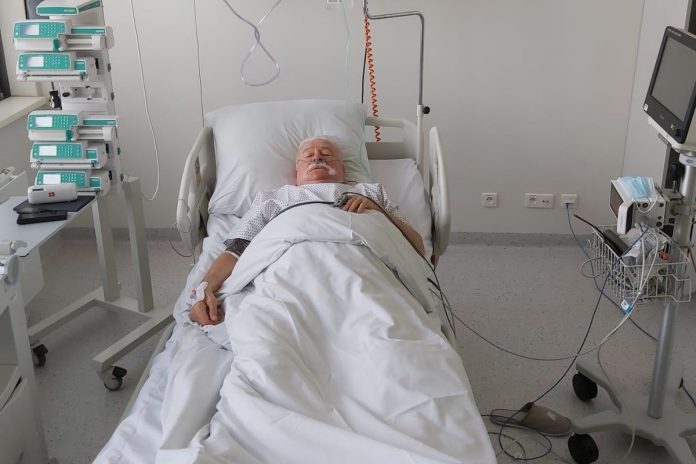 Lech Wałęsa w szpitalu / Foto: Facebook/Lech Wałęsa