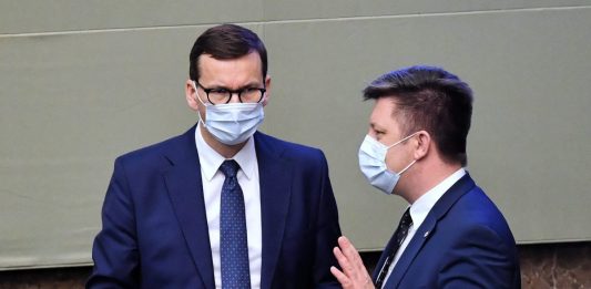 Mateusz Morawiecki i Michał Dworczyk.