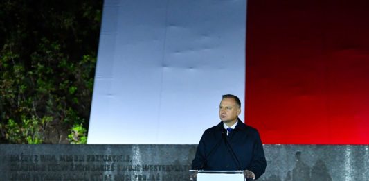 Prezydent Andrzej Duda na Westerplatte. Foto: PAP