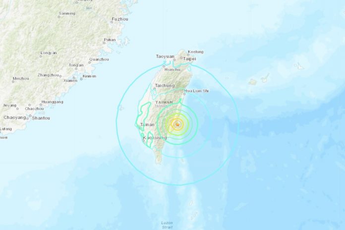 Trzęsienie ziemi na Tajwanie miało siłę ponad 6 MAG.