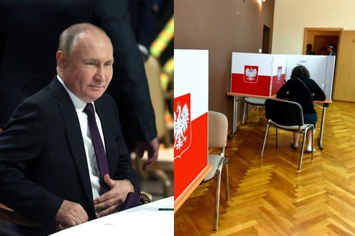 Władimir Putin, wybory w Polsce Źródło: PAP, collage