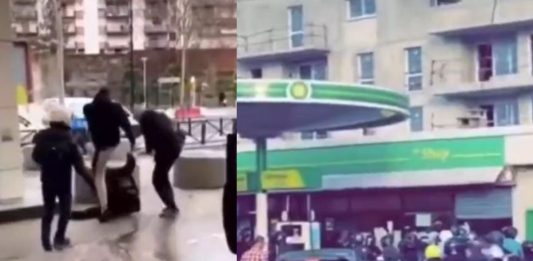 Kilometrowe kolejki i bójki na stacjach benzynowych